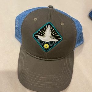 Southern Marsh Gray Blue Baseball Hat Cap